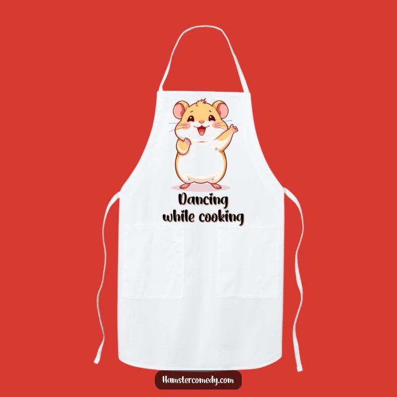 Funny Hamster Apron: Dance Through Your Kitchen Tasks
