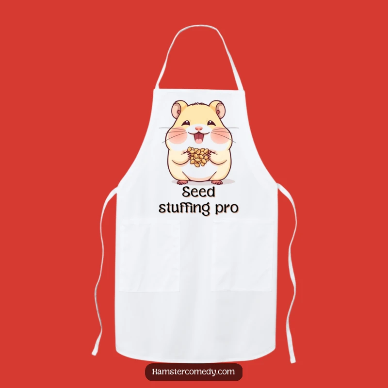 Snack Attack Hamster Apron: Eat with Giggles, Perfect Gift!