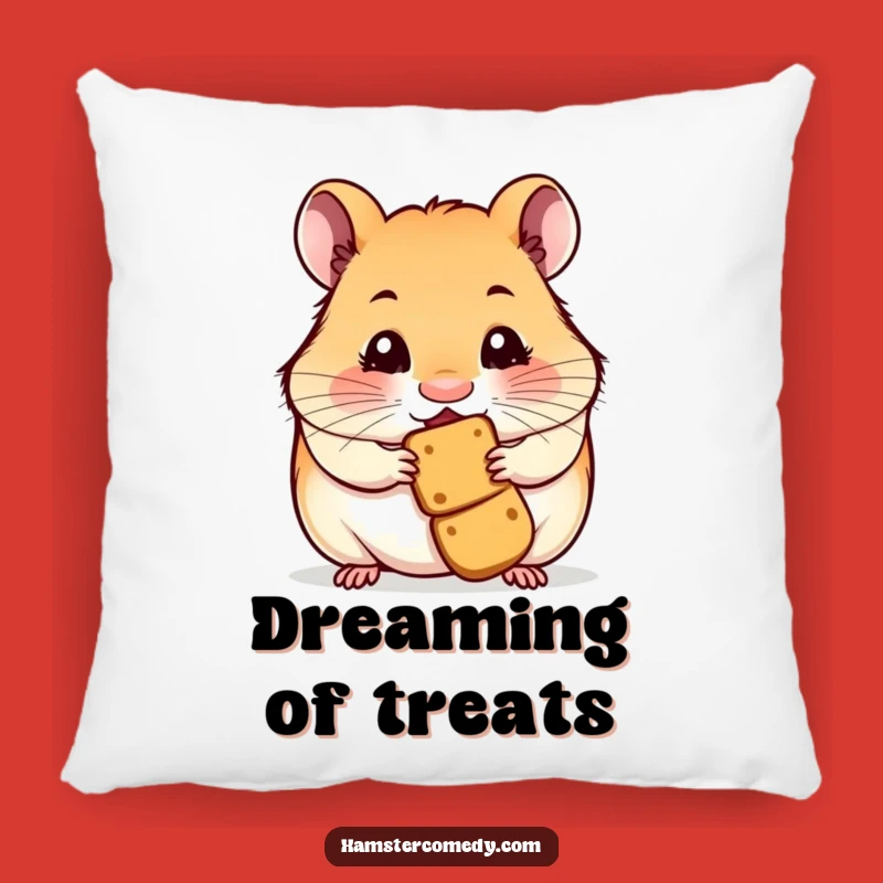 Comforting Funny Hamster Pillow: Snuggle with Sweet Anticipation