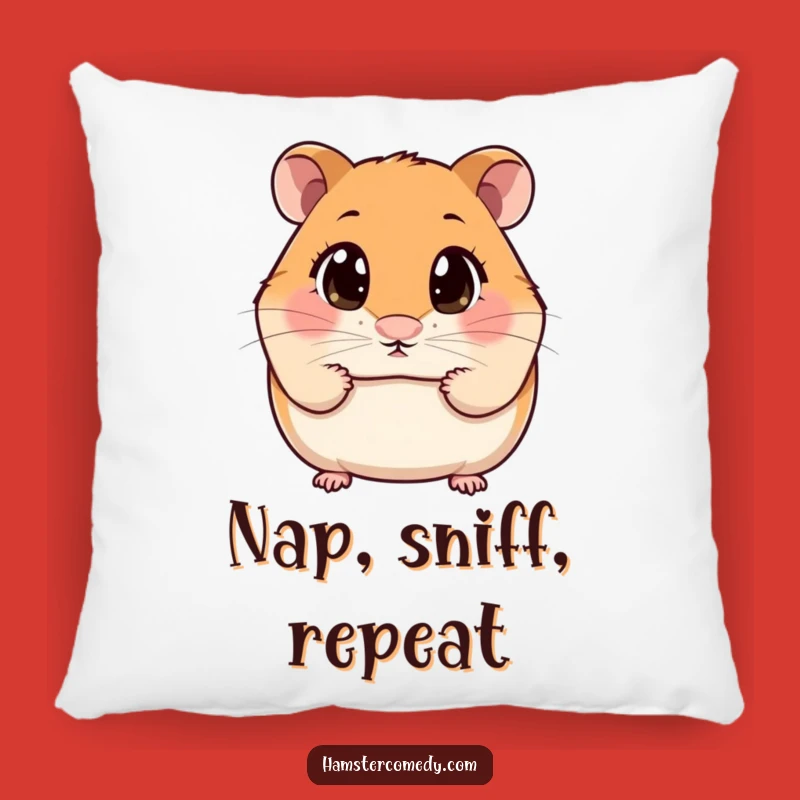 Cozy Funny Kawaii Hamster Sniffing Pillow: Comfy Exploration Gift