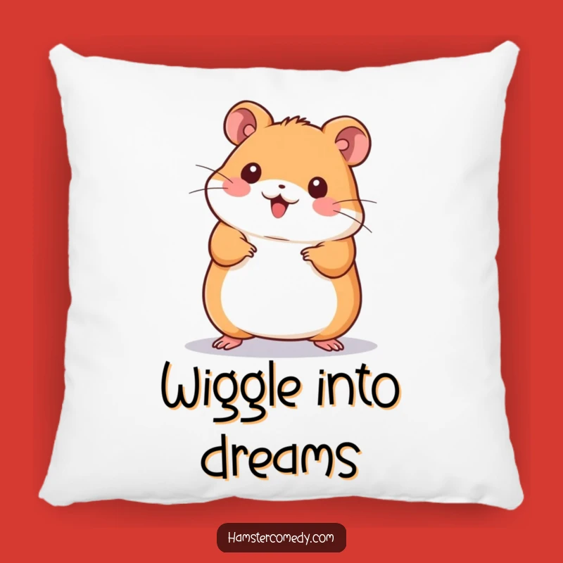 Funny Kawaii Hamster Dance Pillow - Cute Wiggling Amigurumi Cushion Gift