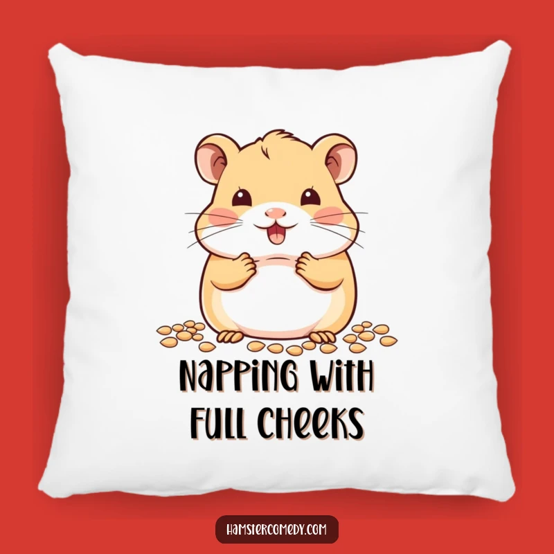 Kawaii Hamster Pillow: Comfy Cushion with Adorable Seed Stuffing