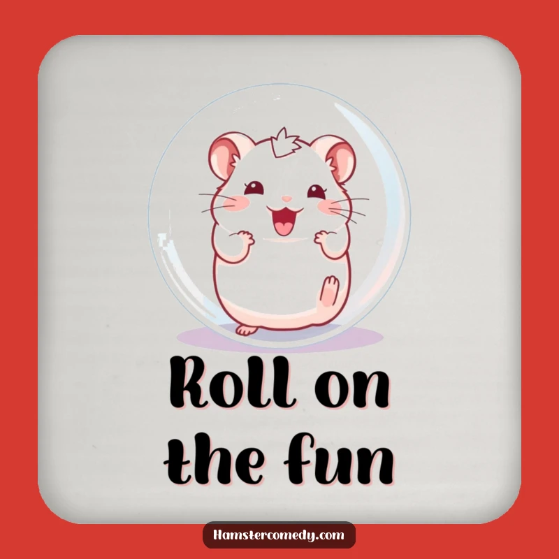 Funny Hamster Ball Coaster - Protect with Fun, Perfect Funny Gift