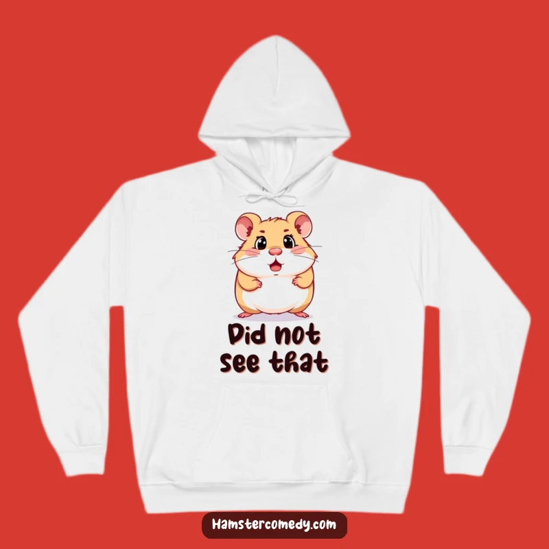 Cozy Funny Surprised Hamster Hoodie: Warmth for Your Startled Soul