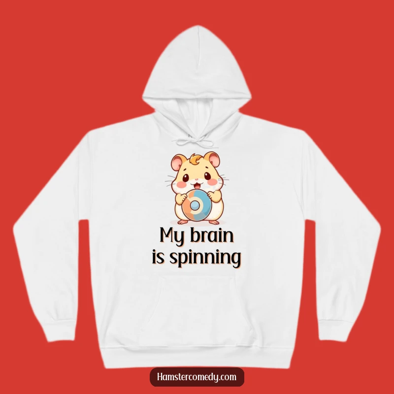 Cozy Funny Kawaii Hamster Surprise Hoodie: Warm Reaction Gift