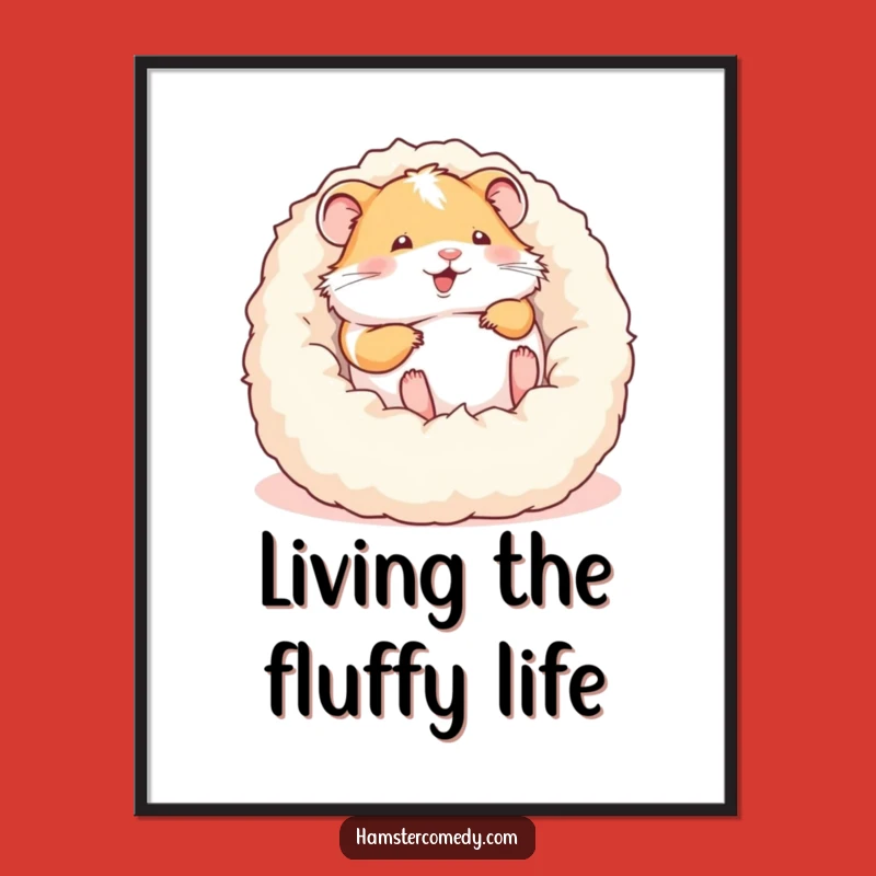 Funny Free Printable Wall Art: Hamster Rolling Delight! Downloadable Art for Home.