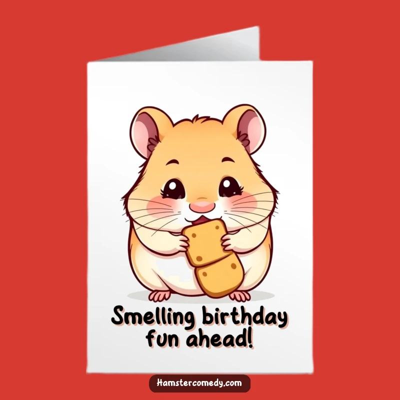 Free Printable Hamster Birthday Card - Cute Downloadable Gift