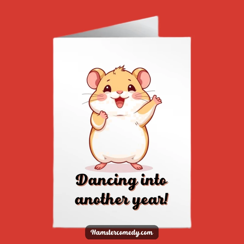 Free Printable Hamster Dance Birthday Card - Joyful Downloadable Gift