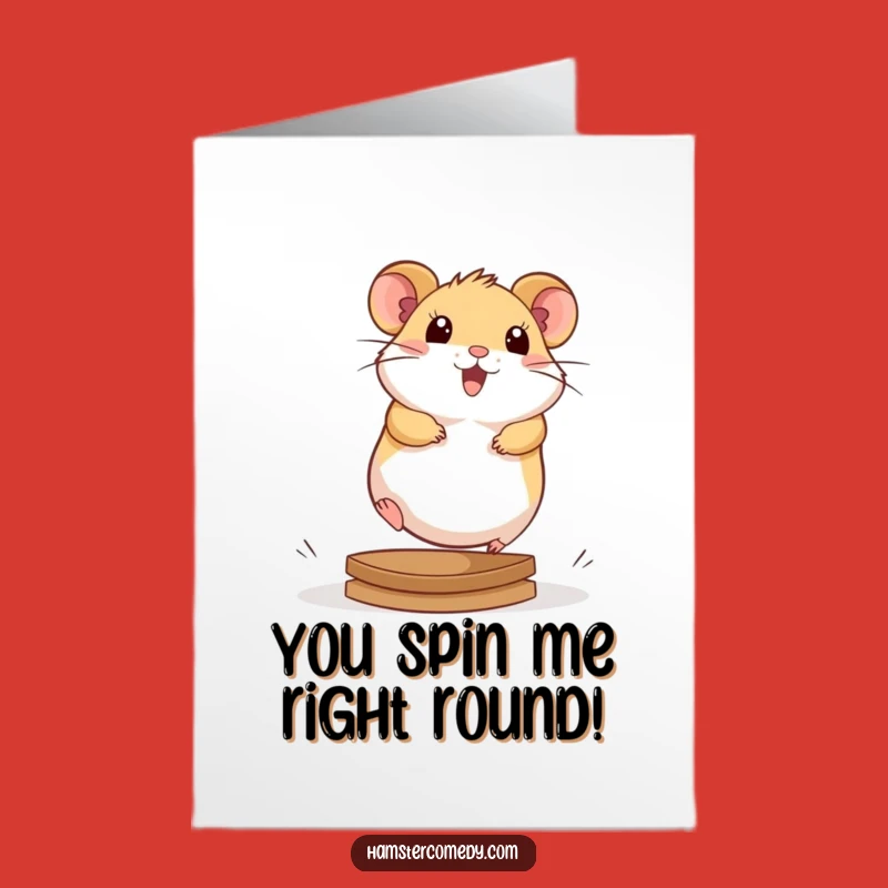 Free Printable Kawaii Hamster Wheel Congrats: Funny Downloadable Gift For Achieving Goals