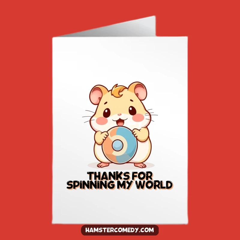 Free Printable Thank You Card: Surprised Hamster, Funny Downloadable Gift