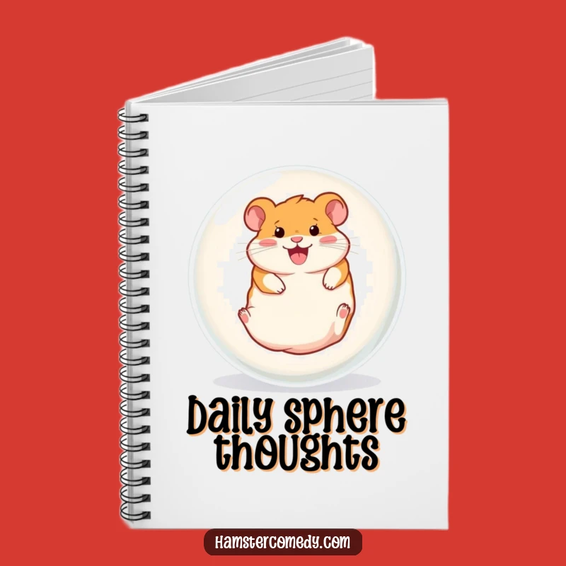 Funny Hamster Ball Roller Notebook: Gleeful Rodent Journal Hilarious Fun Gift