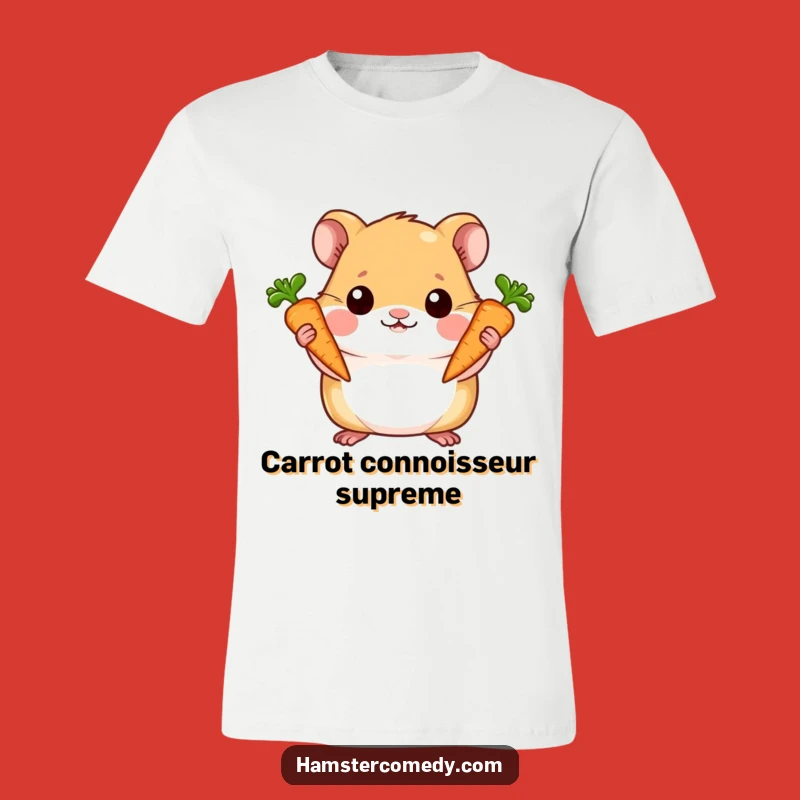Funny Hamster Carrot T-Shirt - Comical Proud Pet Apparel