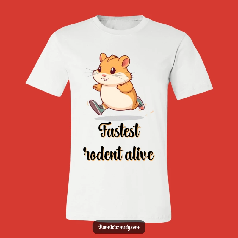 Funny Hamster Sprinter T-Shirt - Motivated Athlete Apparel Gift