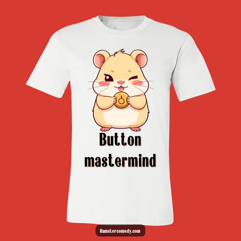 Funny Kawaii Hamster Wink T-Shirt: Mischief Maker Style!