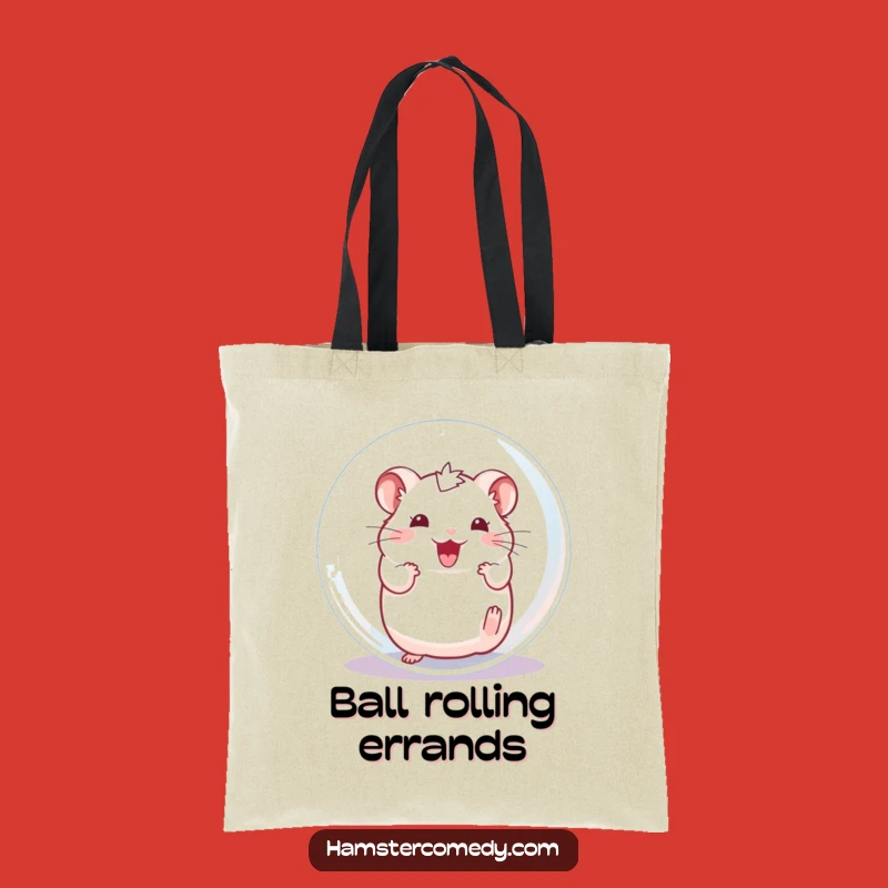 Funny Hamster Ball Tote Bag - Carry Your Fun, Ideal Funny Gift