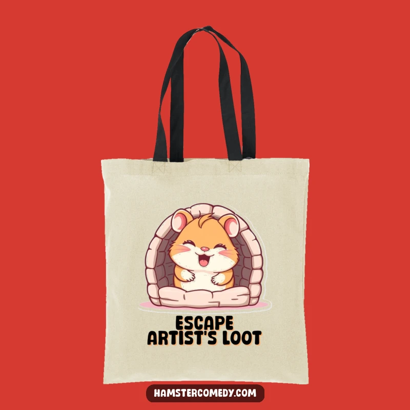 Funny Hamster Tote Bag: Giggling Maze Explorer Carry-All Gift