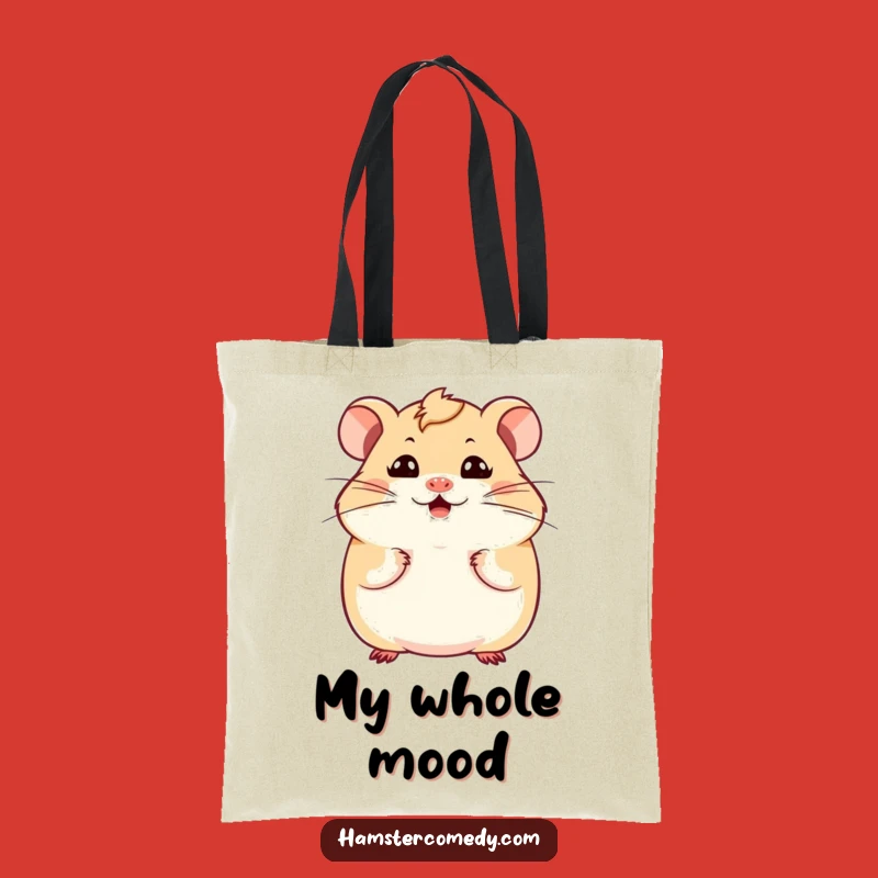 Funny Kawaii Hamster Tote Bag: Carry Your Laughs in Style!